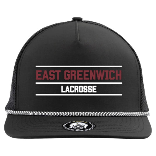 East Greenwich Lacrosse          Premium Snapback (black 5-panel)