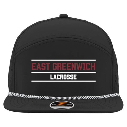 East Greenwich Lacrosse          Premium Snapback (black 7-panel)