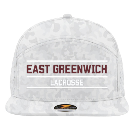 East Greenwich Lacrosse       Premium Snapback (white camo 7-panel)